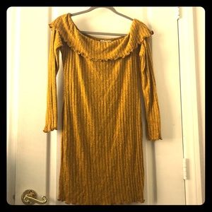 Delicate Off Shoulder Bodycon Dress